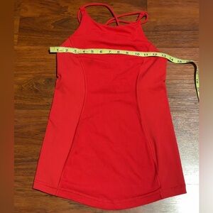 lululemon athletica Red Strappy Tank Top